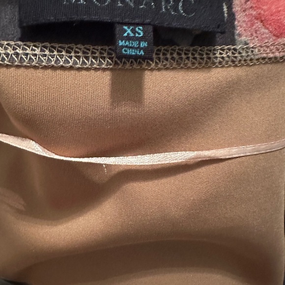 MONARC | Anthropology Faux Suede Floral Open Front Cardigan Size XS - Picture 6 of 9